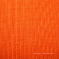 Composition de tissu de côte de chenille orange de bonne qualité
